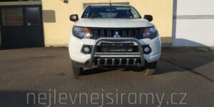 TA Přední ochranný nerezový rám se zuby pro Fiat Fullback/Mitsubishi L200