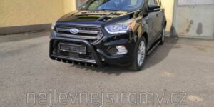 TA Přední ochranný nerezový rám se zuby černý pro Ford Kuga 2017