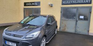 TA Boční ochranné nášlapy aluminium nerez pro Ford Kuga 2017