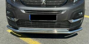 TA Přední ochranný nerezový rám tyč dvojitá pro Citroen Jumpy-Space Tourer/ Peugeot Expert Traveller