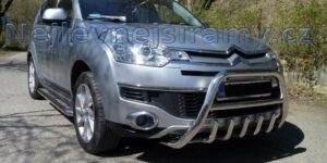 Přední ochranný rám se zuby (nerezový) pro Citröen C-Crosser