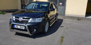 MI Boční ochranné nerezové oválné nášlapy s hliníkovými prolisy pro Fiat Freemont 2011