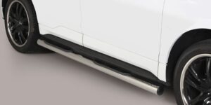 MI boční ochranné nerezové nášlapy s plastovými prolisy Ford Edge