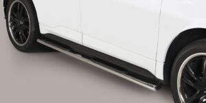 MI Boční ochranné oválné nerezové nášlapy s plastovými prolisy Ford Edge