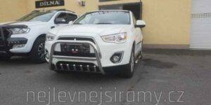 Boční nášlapy s prolisy (nerezové) pro Mitsubishi ASX 2013