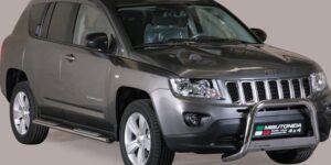 Boční ochranné oválné nerezové nášlapy s hliníkovými prolisy