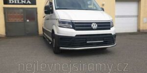 TA Boční ochranné nerezové nášlapy trubky s prolisy pro VW Crafter-Man TGE 2017