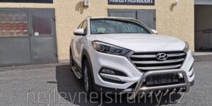 Boční nerezové+hliníkové celonášlapy pro Hyundai Tuscon 2015-2019