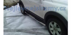 Boční nášlapy s prolisy (nerezové) pro Chevrolet Captiva