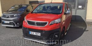 TA Boční ochranné nerezové nášlapy trubky s prolisy pro Citroen Jumper/Peugeot Expert -Traveller