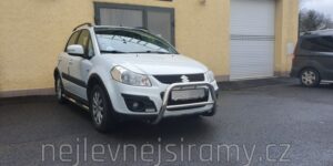 TA Boční ochranné nerezové nášlapy s prolisy pro Suzuki SX4/Fiat Sedici