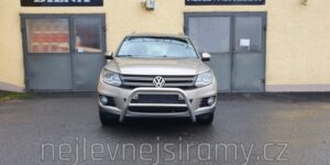Přední ochranný nerezový rám bez zubů pro Volkswagen Tiguan 2011