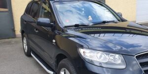 Boční nášlapy (aluminium, plast) pro Hyundai Santa Fe 2010