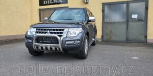 TA Přední ochranný nerezový rám s plechem pro Mitsubishi Pajero 2015