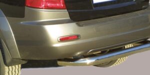 Zadní ochranný nerezový rám