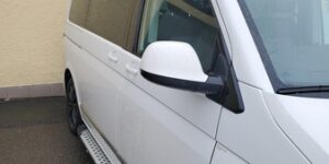 TA Boční ochranné nášlapy aluminium plast pro VW Multivan T5 Facelift