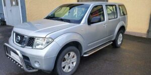 TA Boční ochranné nášlapy aluminium nerez pro Nissan Pathfinder