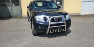 TA Přední ochranný rám se zuby (velký, nerezový) pro Nissan Pathfinder/Navara