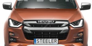 ST Přední ochranný nerezový rám tyč se zuby pro Isuzu D-Max 2020