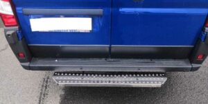 ME Zadní nerezový nástupní nášlap pro Citroen Jumper/Fiat Ducato/Peugeot Boxer 2014
