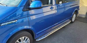 ME Boční ochranné nerezové celonášlapy pro Volkswagen T5 Facelift