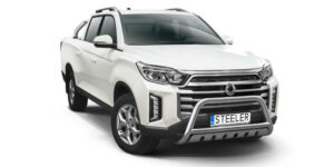 ST Přední ochranný nerezový rám s plechem pro SsangYong Musso 2021