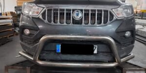 TA Přední ochranný nerezový rám do stran pro SsangYong Musso 2021