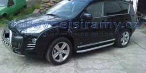 TA Boční ochranné celonášlapy aluminium plast pro Peugeot 4007