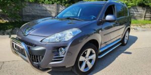 TA Boční ochranné nerezové celonášlapy pro Peugeot 4007