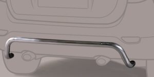 Zadní ochranný nerezový rám