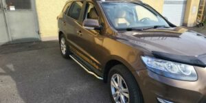 Boční ochranné nerezové celonášlapy pro Hyundai Santa Fe MI 2010-2012