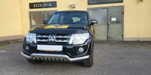 ST Přední ochranný nerezový rám tyč se spodním plechem pro Mitsubishi Pajero 2007-