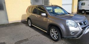 TA Boční ochranné nerezové nášlapy trubky pro Nissan X-Trail od 2007