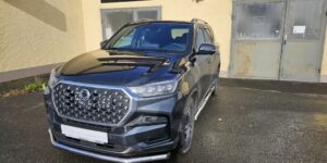 ST Přední ochranný nerezový rám tyč pro SsangYong Musso 2021>