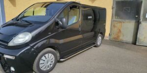 TA Boční ochranné nerezové celonášlapy aluminium plast pro Opel Vivaro