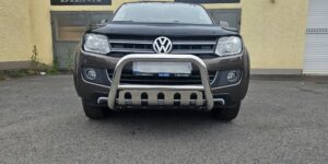 TA Přední ochranný nerezový rám s krycím plechem pro Volkswagen Amarok 2.0 TDI Podívejte se na video: