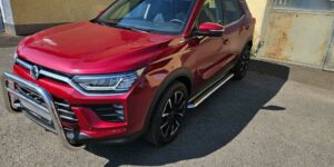 TA Boční ochranné nerezové celonášlapy pro SsangYong Korando 2020>