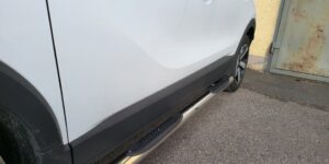 TA Boční ochranné nerezové nášlapy trubky s prolisy pro SsangYong Korando 2020>