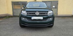 TA Přední ochranný nerezový rám dvojitá nerezová trubka černá pro Volkswagen Amarok