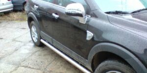 Boční nášlapy (trubky, nerezové) pro Chevrolet Captiva