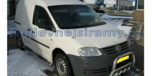 Boční nášlapy s prolisy (nerezové) pro Volkswagen Caddy