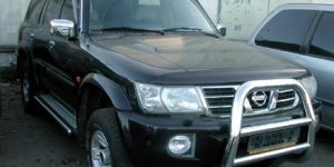 Boční ochranné nerezové nášlapy pro Nissan Patrol