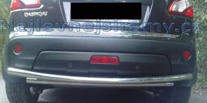 Zadní ochranný nerezový rám pro Nissan Qashqai 2010-