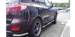 Boční nášlapy s prolisy (nerezové) TA pro Hyundai Santa Fe 2010