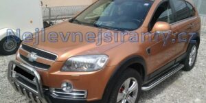 Boční ochranné nerezové celonášlapy Chevrolet Captiva