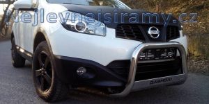 Přední ochranný nerezový rám pro Nissan Qashqai 2010-