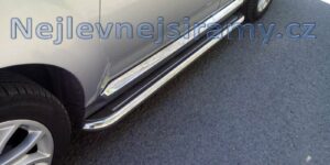 Boční ochranné nerezové celonášlapy pro Mitsubishi Outlander od 2007-2009
