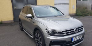 TA Boční ochranné celonášlapy hliník plast pro VW Tiguan 2016