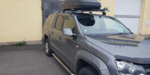 TA Boční ochranné nerezové celonášlapy pro Volkswagen Amarok