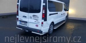 TA Zadní ochranné nerezové rohy pro Renault Traffic 2014/Opel Vivaro/Fiat Talento